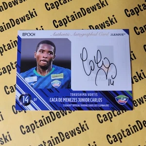 CACA CARLOS DE MÉNEZES JUNIOR 2021 Época J.League Actualización #32/50 Autógrafos AUTO - Imagen 1 de 4