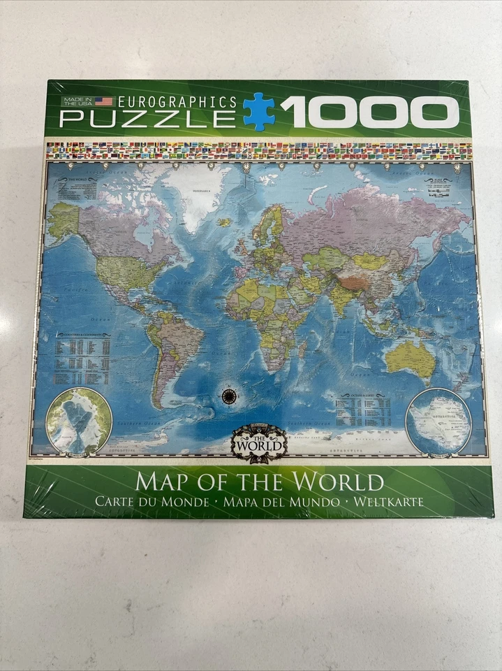 Eurographics Map of The World Jigsaw Puzzle 1000 PC 0557