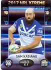 2017 Nrl Xtreme Silver Parallel Card P025 Sam Kasiano - Bulldogs