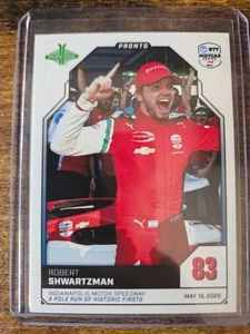 2025 Parkside Indycar Pronto Robert Shwartzman Pole Run Indy 500 /381 #41 - Foto 1 di 2