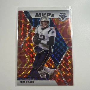 Tom Brady #298 2020 Panini Mosaic Patriots naranja reactivo - Imagen 1 de 2