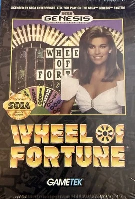 Sega Genesis Wheel Of Fortune 1992 Brand New In Box  - Image 1 of 2