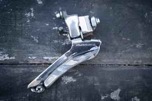 Shimano Dura Ace 7800 FD-7800 10 Speed Braze-On Front Derailleur Silver - Picture 1 of 4