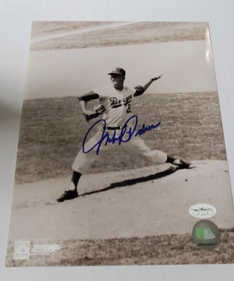 Johnny Podres Signed Auto 8x10 - JSA - Dodgers - Image 1 of 4