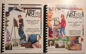 Artistic Pursuits Grades 4-6 Books 1 & 2 Homeschool Art Curriculum Set Sonlight - Picture 1 of 2