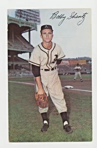 1953 -55 Dormand Post Card Postcard Bobby Shantz Kansas City Athletics - Picture 1 of 3