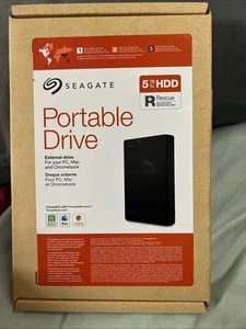 Seagate - Expansion 5TB External USB 3.0 Portable Hard Drive with Rescue Data... - Photo 1/3