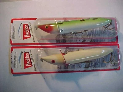 2 NUEVOS SEÑUELOS HEDDON SLOPENOSE CRANKBAIT POPPER CHUGGER STICKBAIT LUCIO hueso rana Foto 1 de 4