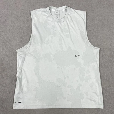 Camisa Nike ADV Para Hombres Grande Dri-FIT APS Axis Performance Sin Mangas Gimnasio DX0928-100 Foto 1 de 4