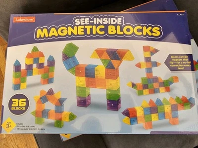 See-Inside Magnetic BLOCKS! Brand NEW! Still Shrink Wrapped. - Image 1 of 3