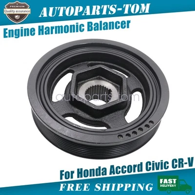 For Honda Accord 18-22 Civic 16-21 CR-V L4 1.5L Engine Harmonic Balancer New - Image 1 of 4