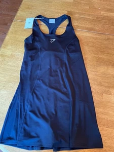 Vestido deportivo Gymshark negro talla mediana nuevo con etiquetas *agotado en línea* - Imagen 1 de 5