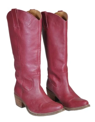 Dingo Bonanza DI 257 Botas Occidentales de Cuero Rojo México para Mujer EE. UU. 9,5 M Foto 1 de 4