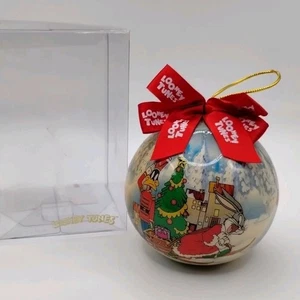 De colección Looney Tunes Bugs Bunny Lucas Pato Bola Navidad Adorno Matriz 1995 - Imagen 1 de 12