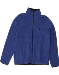 IZOD Mens Fleece Jacket UK 36 Small Blue Polyester DE52 - Picture 1 of 3