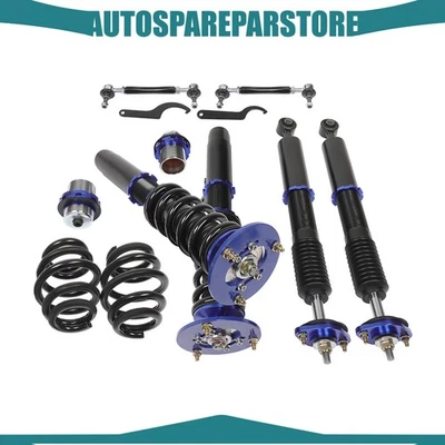 Coilovers Puntales Amortiguadores Suspensión Altura Ajustable Para BMW E46 320i 325i 330i 2001-05 Foto 1 de 4