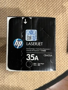 New HP Laserjet 35A CB435A Black Toner Cartridge SEALED BOX - Picture 1 of 3