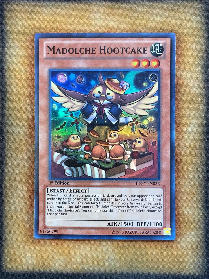 Yugioh Madolche Hootcake LTGY-EN032 Super Rare 1st Ed NM - Image 1 of 1