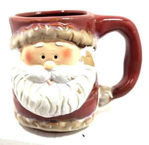 Vintage Kaffeebecher Weihnachtsmann gebraucht Keramik - Bild 1 von 5