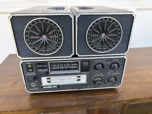 Portable 8 track player joyseven kc 3000 rare foldable 70s Works READ More - Picture 1 of 6