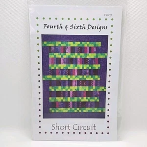 Fourth & Sixth Designs Kurzschluss Quilt Muster Wandbehang zusammengesetzt 4 Größen - Bild 1 von 6