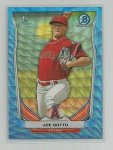 2014 Bowman Chrome JOE GATTO Blue Wave Refractor - Foto 1 di 1
