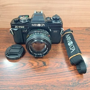 [N COMO NUEVO+] Lente Minolta X-700 MPS 35mm SLR MD Rokkor 50mm F1.4 MF JAPÓN - Imagen 1 de 24