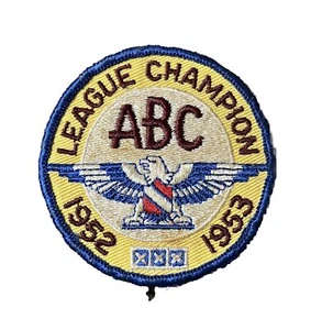 Vintage 1952-1953 American Bowling Congress ABC League Champion Patch - Picture 1 of 3