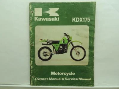Kawasaki KDX175 1979 motocicleta dueño y manual de servicio L13301 Foto 1 de 4
