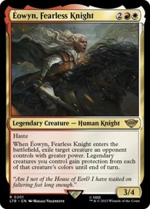 Eowyn, Fearless Knight - 0201 - Rare - Lord of the Rings LTR MTG - Picture 1 of 1