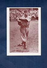 #SH-141 CHARLIE GEHRINGER, Tigers | 1975 Sport Hobbyist 3-1/2"X 5" BLANK BACK