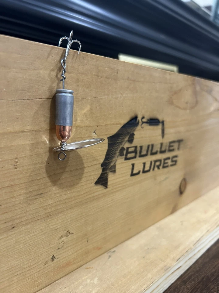 Señuelo giratorio bala de pesca de aluminio 🎣 ¡REGALO GENIAL 🎁 Día del Padre! ¡Cumpleaños!  Foto 1 de 4