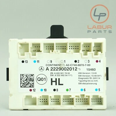 Módulo de control puerta trasera izquierda mercedes clase s w222 14-17 2229002012 k032 Foto 1 de 4