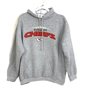 XL Kansas City Chiefs NFL Team Apparel Sweatshirt Hoodie WomensGray W1 - Picture 1 of 8