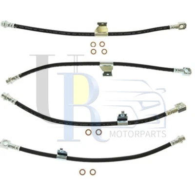 Manguera hidráulica de freno trasero delantero Centric 4 piezas para Pontiac Fiero 1985 1986 1987 Foto 1 de 4