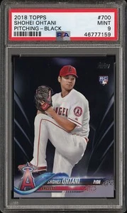 2018 Topps #700 Shohei Ohtani Pitching Rookie Black 49/67 PSA 9 - Bild 1 von 2