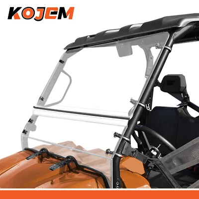 Front Full Windshield For Polaris Ranger XP 800 Full Size Round Cage 2009-2014 - Image 1 of 4