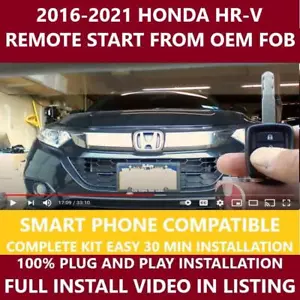 Plug & Play Remote Start 2016-2021 Honda HR-V - Picture 1 of 1