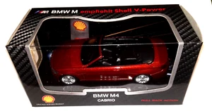 BMW M4 Cabrio OVP Modellauto Shell Rückziehmotor Friktionsmotor Schwungrad - Bild 1 von 3