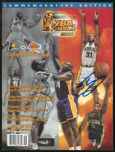 Lakers Shaquille O'Neal Authentic Signed 2000 NBA Finals Program BAS #WP79160 - Picture 1 of 2