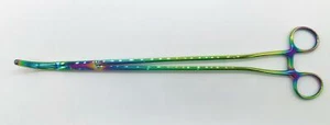 Gynex TT590-36 Curved Titanium Rainbow Surgical Clamp - NEW - Picture 1 of 2