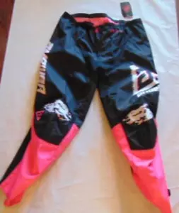 Answer Black Magenta Grey W2R A23.5 Syncron Meltdown Pants Women size 12 - Picture 1 of 8