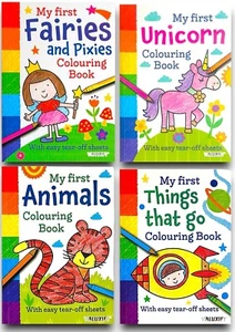 My First Colouring Kids Books Animals Unicorn Fairies Children Colouring Books - Picture 1 of 57