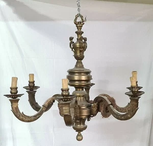 KONVOLUT LAMPE UND WANDLEUCHTE. BRONZE. STYLE LUIS XIV. UM 1940. - Bild 1 von 1