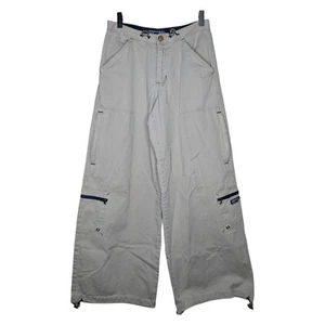 Vintage Y2K Breakdown Baggy Wide Leg Cargo Skater Rave Pants 26"x30" JNCO Style - Picture 1 of 22