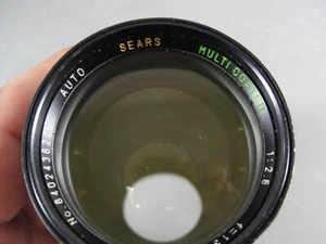 SEARS MULTI COATED 1:2.8 f=135mm AUTO MANUAL CAMERA LENS MOD NO. 202 KOREA - Picture 1 of 8