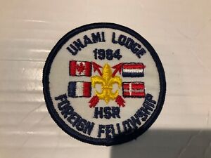 Unami Lodge One 1984 Camp Hart Fall Fellowship event patch SALE!!!