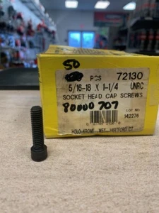 SOCKET HEAD CAP SCREW 5/16-18 1-1/4" QTY 50 - Picture 1 of 3