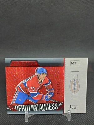 2023-24 Credentials Lucas Condotta 133 Horizontal Debut Ticket Red /125  - Image 1 of 2