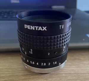 PENTAX C-MOUNT 1 : 1.4 50mm Television Lens - Picture 1 of 3